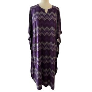 Elegant Emily Kaftan One Size Purple MuuMuu Mrs Roper